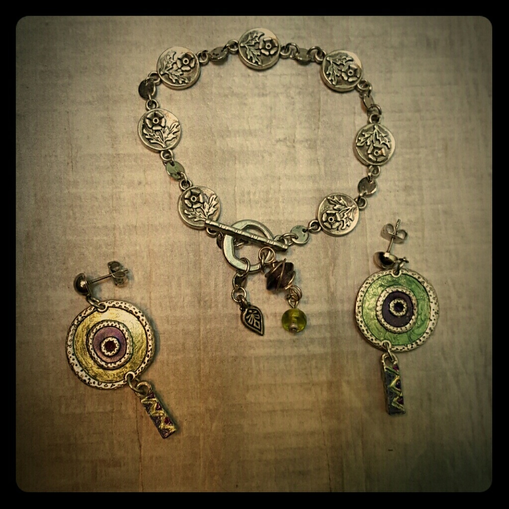 Custom Thistle jewelry set